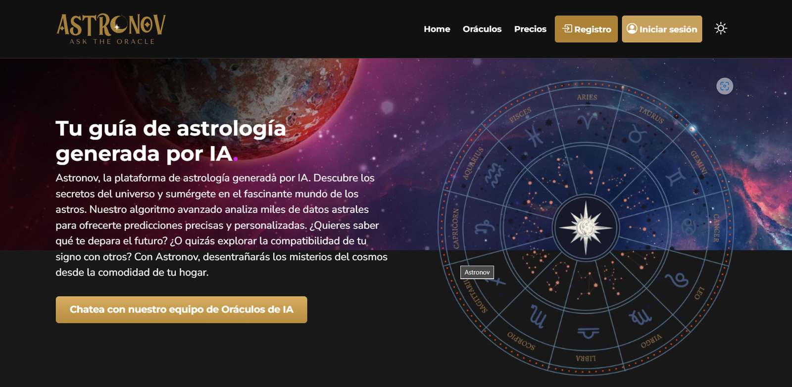 Astronov – AI-Powered Oracle