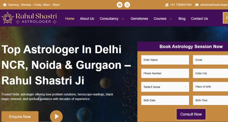 Rahul Shastri Astrologer